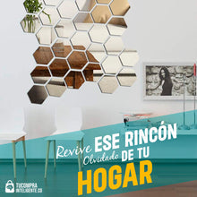 Espejo Hexagonal / Decora Tus Espacios ( 10 Piezas )